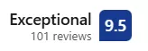 9.5 Booking rating